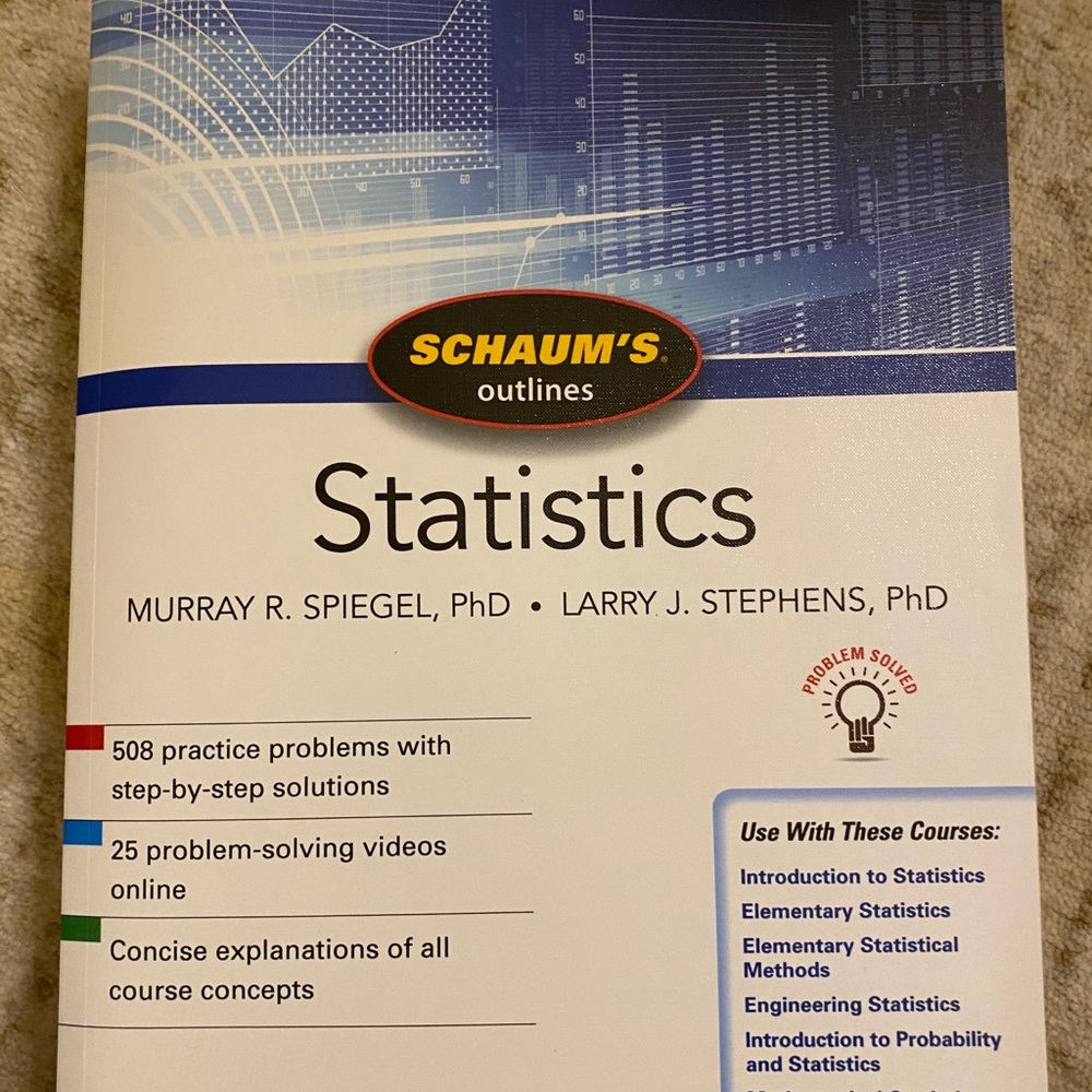 Statistics review book